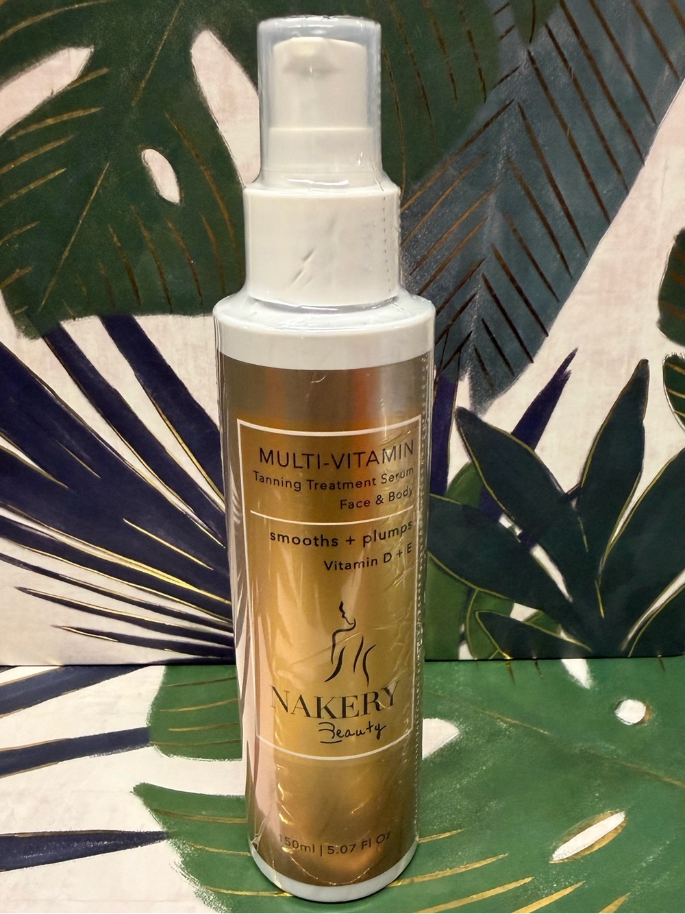 Nakery Beauty Multi-Vitamin Tanning Treatment Serum Face Body 5oz